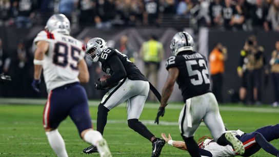 BSJ Game Report: Raiders 30, Patriots 24 - Leading late, New England surrenders TD, lateral return for TD taken at BSJ Headquarters (Patriots)